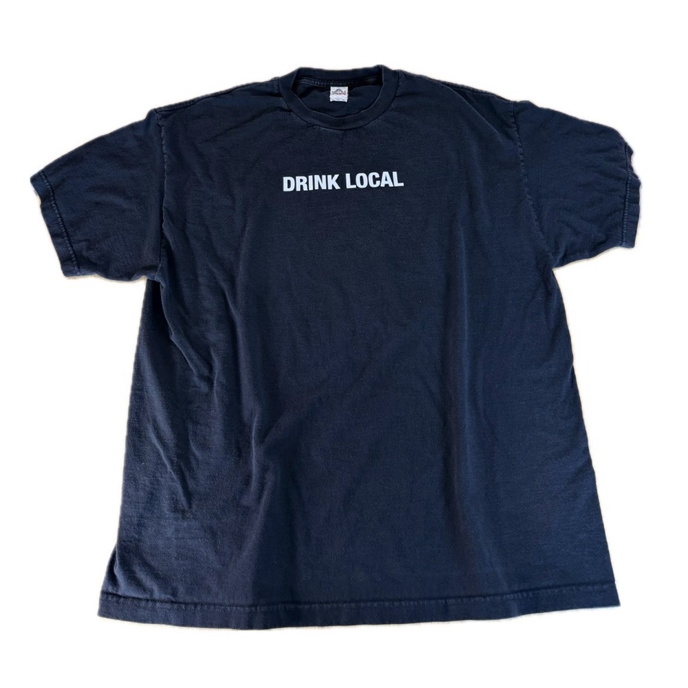 IPA Brewery Men’s T Shirt Bootlegger’s Brewery Fullerton Ca “Drink Local”  2XL